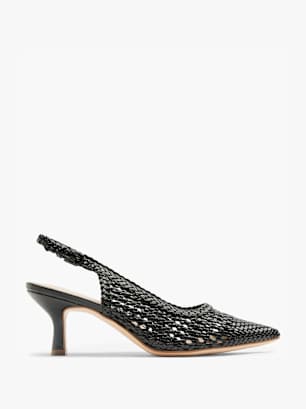 Catwalk Slingback salonke Crna