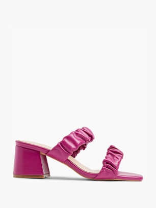 5th Avenue Slip in sandal Fuchsia