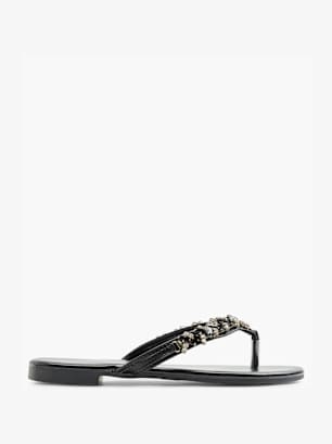 Graceland Sandal med tårem Svart