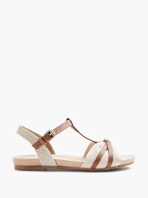 TOM TAILOR Sandale Beige