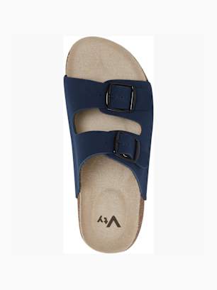 Vty Ciabatta con plantare profondo Blu