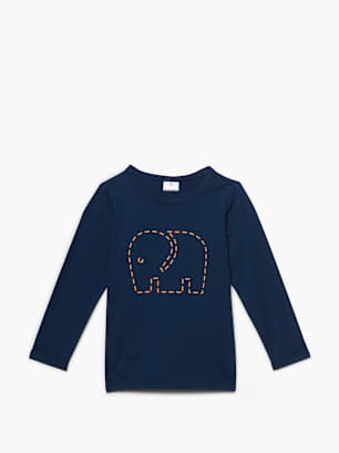 elefanten Longsleeve Dunkelblau