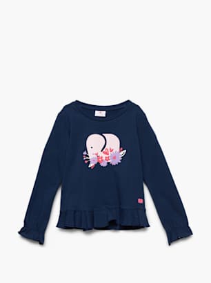 elefanten Longsleeve Dunkelblau