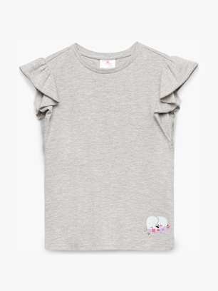 elefanten T-Shirt Hellgrau