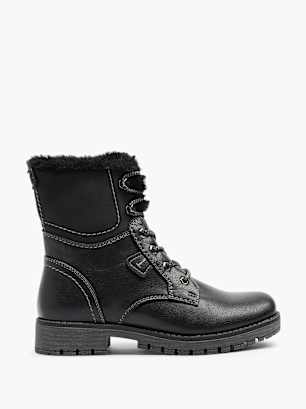 Easy Street Schnürstiefelette Schwarz