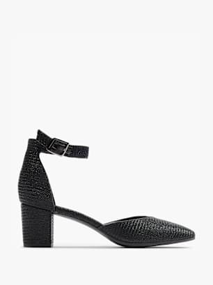 Graceland Tacones con hebilla Negro