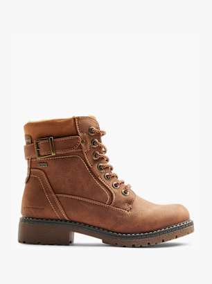 TOM TAILOR Schnürboots Cognac