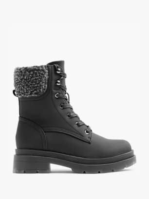 Catwalk Botki sznurowane Czarny