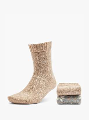 Cosy Nature Socken Beige