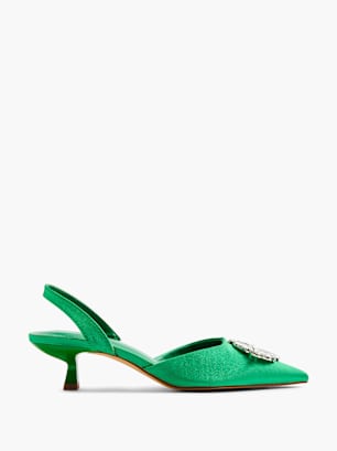 Catwalk Slingpumps Grün