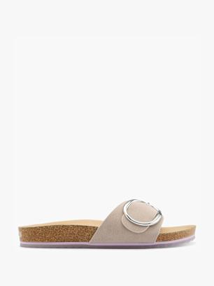 ESPRIT Tieffuß Pantolette Beige