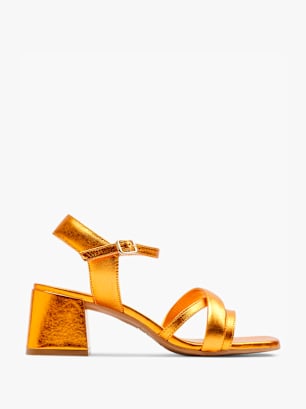 5th Avenue Højhælet sandal Orange