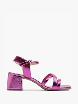 5th Avenue Højhælet sandal Fuchsia