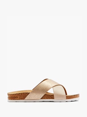 Graceland Sandalia acolchada Beige