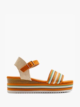 Graceland Högklackad sandal Orange