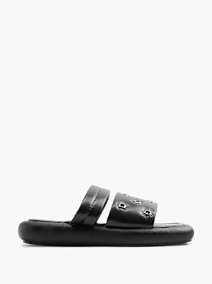 Catwalk Slip in sandal Sort