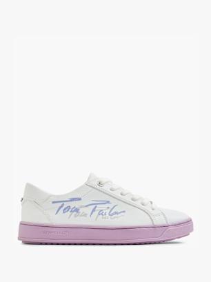 TOM TAILOR Sneaker Hvid
