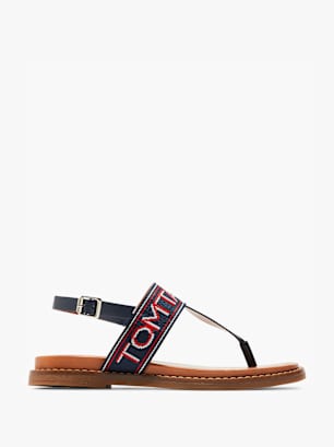 TOM TAILOR Sandal med tå-split Blå