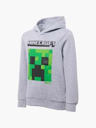Minecraft Hoodie Grau