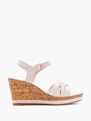 5th Avenue Sandales à talons Beige