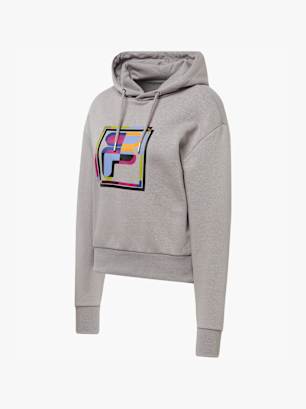 FILA Mikina s kapucňou Sivá