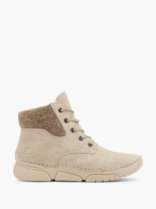 Rieker Bottes à lacets beige