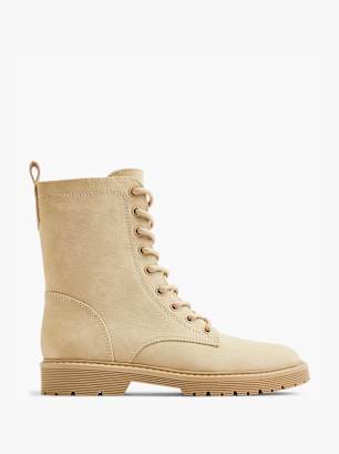 Graceland Bota con cordones Beige