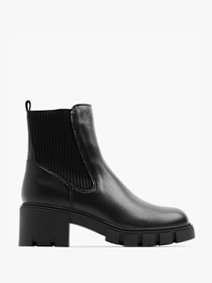 Graceland Stivaletto chelsea con tacco Nero