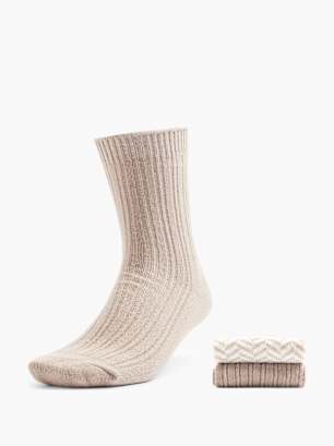 Cosy Nature Socken Taupe
