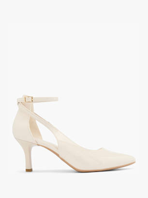 Graceland Pump med spænde Beige