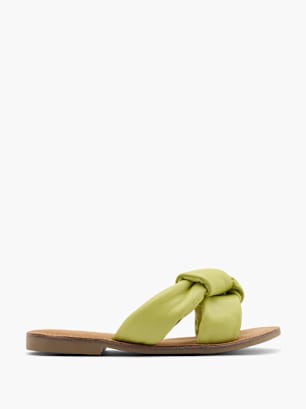 Claudia Ghizzani Flache Pantolette Gelb