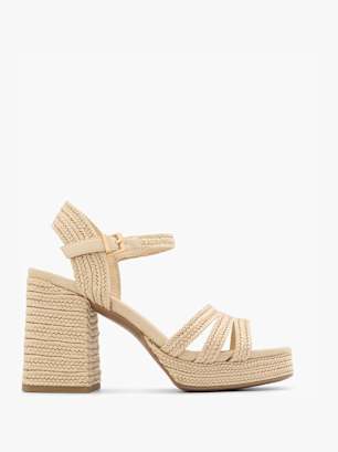 Catwalk Sandalias de tacón Beige