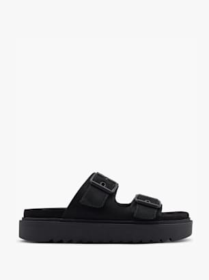 Catwalk Tieffuß Pantolette Schwarz