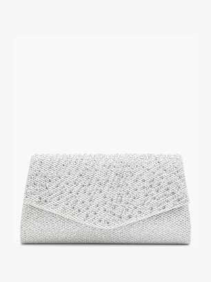 Catwalk Clutch torbica Srebrna