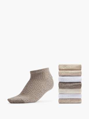 Cosy Nature Sneaker-Socken Beige