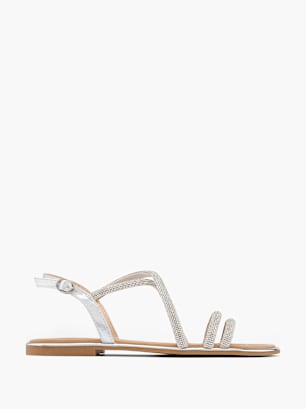 Catwalk Sandale Silber