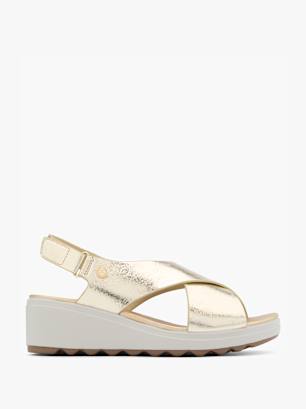 Xti Sandalias de tacón Oro