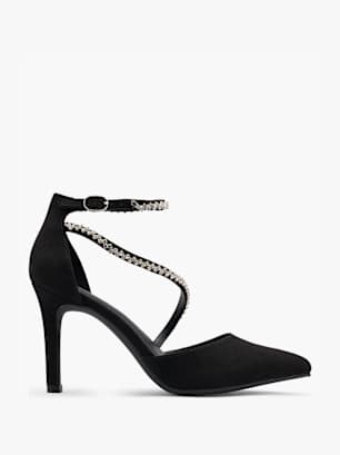 Catwalk Spangenpumps Schwarz