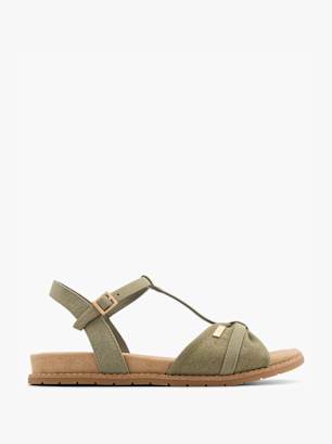 ESPRIT Sandále Kaki