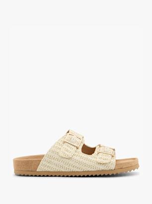 Catwalk Chinelo com palmilha alta Beige