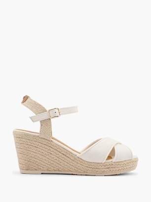 TOM TAILOR Sandalette Beige