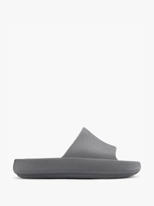 Blue Fin Slides Grau