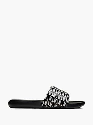 Nike Slides Schwarz