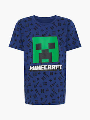 Minecraft Tee-shirt Bleu foncé