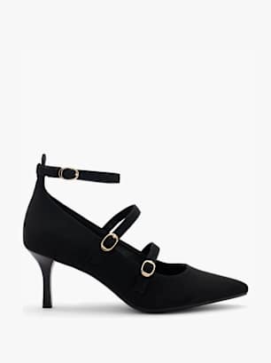 Catwalk Spangenpumps Schwarz