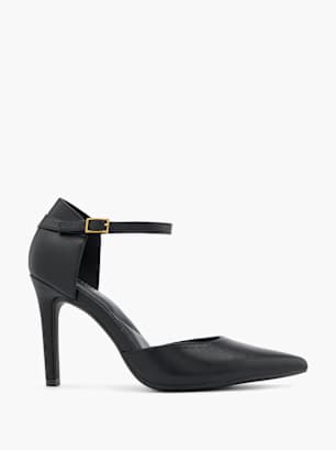 Catwalk Aukštakulniai su dirželiu Juoda