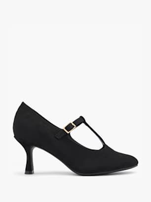 Catwalk Spangenpumps Schwarz