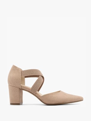 Graceland Sapato de salto com fivela Taupe