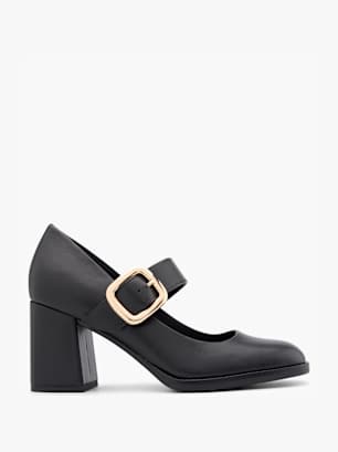Graceland Sapato de salto com fivela Preto