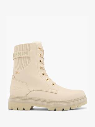 TOM TAILOR Bottes à lacets Beige